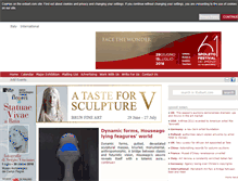 Tablet Screenshot of international.exibart.com